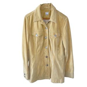 Vintage Levi Strauss Women’s All Leather Long Jacket: Button Up: Medium